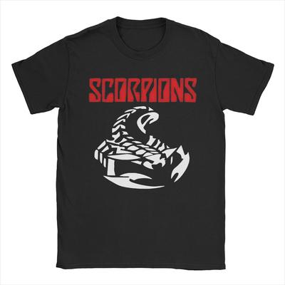 Scorpion Band Logo Merch Unisex T Shirts 100% Cotton Tee New Arrival  T-shirt Clothing