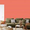 Zigzag Coral and Peach Wallpaper for Living Room and Bedroom 50x1000