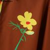 Oversized Neck Men Incerun Lapel Buttons Up Floral Print Casual Long Sleeve Shirts