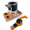 2 in 1 Invisible Fastener Slotting Bracket, Woodworking Routers Base, Mortising Jig, Wood Routers Tool