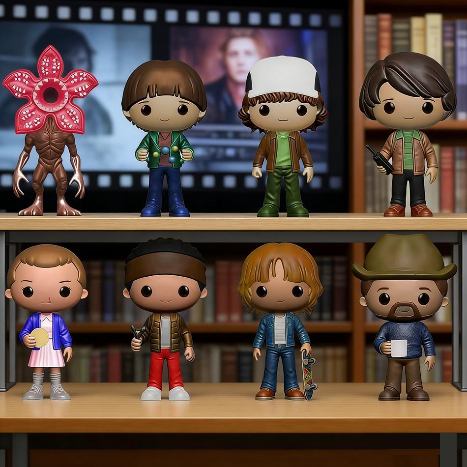 Anime Strangers Figur Jane Ives/Will Byers/Mike Wheeler Action Figuren Geschenke Cosplay Vinyl Ornament Figuren Spielzeug Neujahrsgeschenk