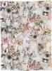 Cute Cat Throw Blanket Cozy Fluffy Plush Soft Flannel Throw Blankets for Kids Men Women Gift Sofa Bed
