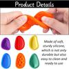Fidget Toys Set of 6 Sensory Stones, Anti-Stress Toy Silicone Touch Sensory Toy for Stress Relief Anxiety, ADHD, Autism for All Ages