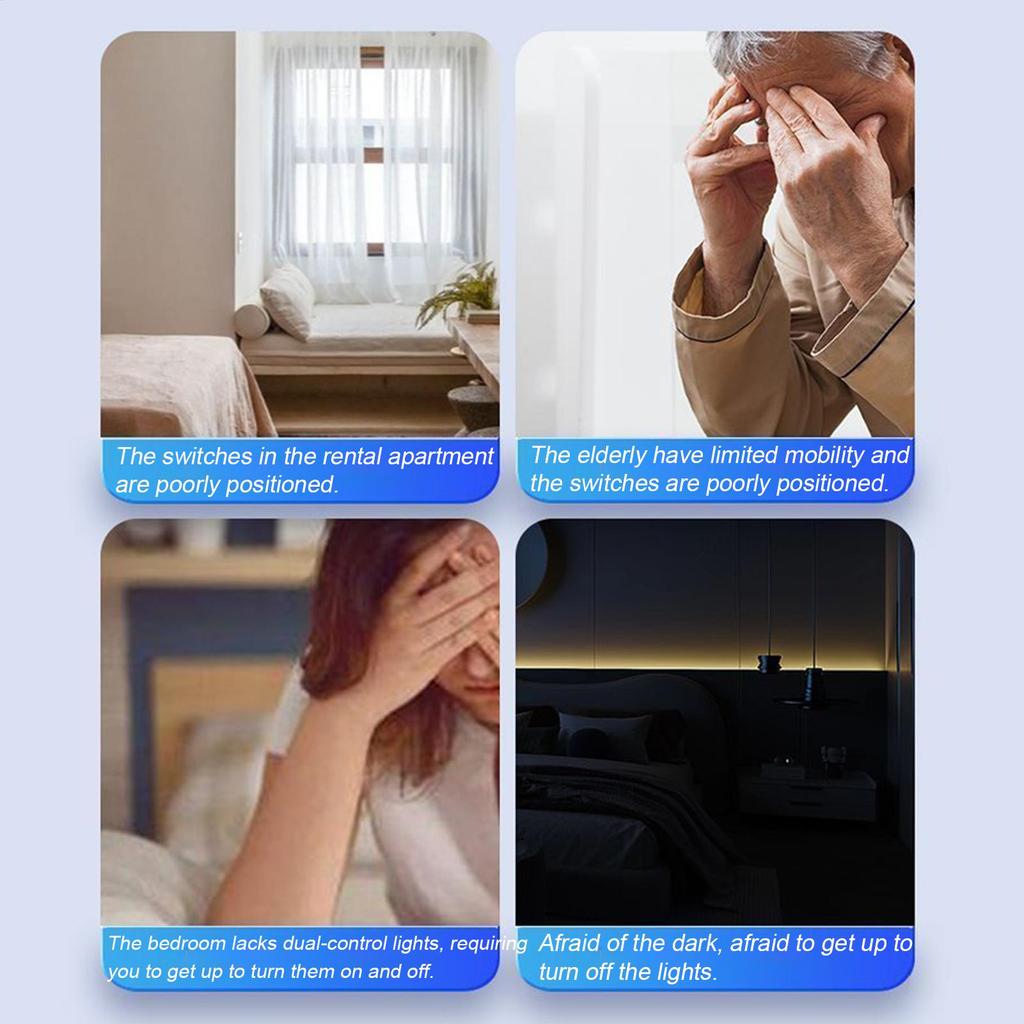 Smart Home Button Wireless Smart Buttons No Wiring Required 10 Meters Remote Control Light Dimmer Home Automation System