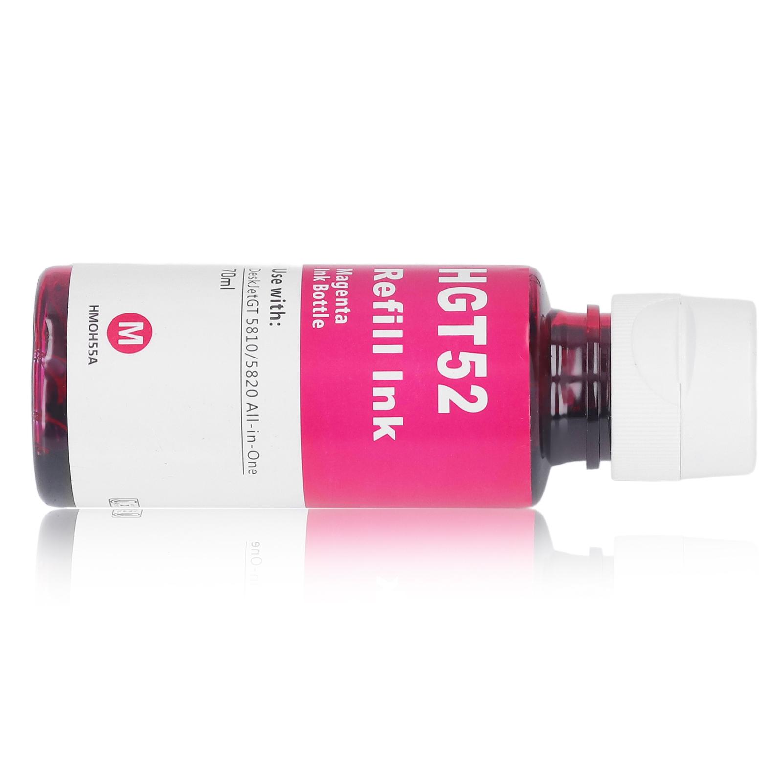 

70 мл Ємність Чорнило для заправки Чорнило для друку у пляшках Заміна для принтера HP GT5810 5820 Червоний червоний