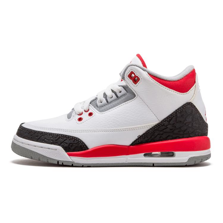 New JORDAN 3 Retro Fire Red 2013 GS 398614-120