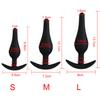 Small Anal Plug Beginner Silicone Butt Plug Anchor Base Small Anal Plug 3pcs/Set Anal Sex Toys For Women Men Prostate Massage