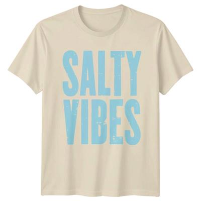 Salty Vibes Womens T-Shirt Beach Life Gift For Her