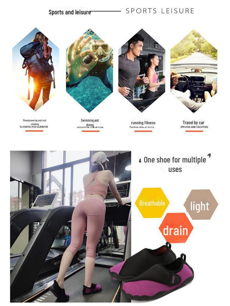 Mehrzweck-Wasser- und Fitnessschuhe: Ideal für Strand, Yoga, Laufen und Schwimmen