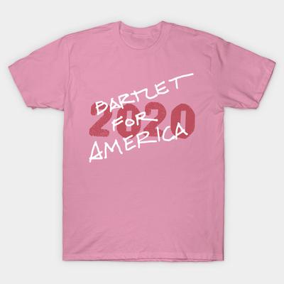 T Shirt damski Bartlet For America 2020 Graffiti Harajuku Print Kawaii Tshirt letnia koszulka damska z krótkim rękawem Top Tee
