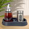 Commercial Seasoning and Vinegar Bottle Storage Set