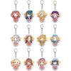 Gakuen Idolmaster Crepe-Style Dress Ver. Acrylic Keychains - Box of 12