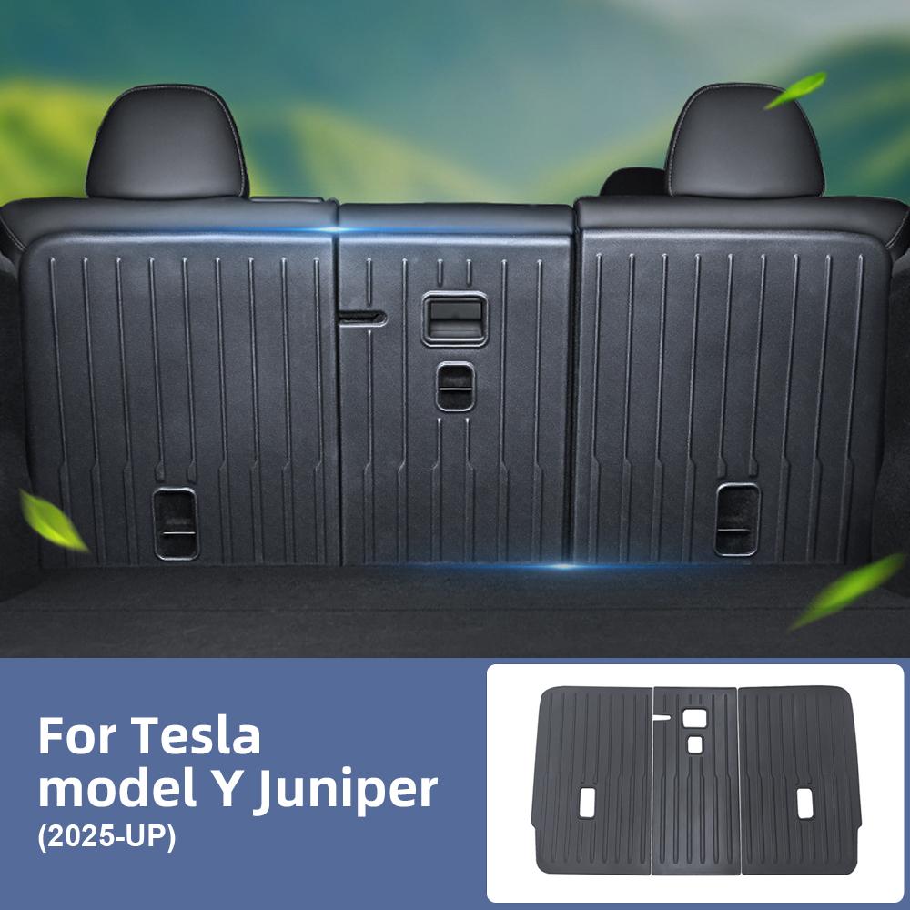 Для Tesla Model Y Juniper Выпуск 2025-UP TPE Защитный чехол для спинки заднего сиденья Защитный чехол для спинки Защитный коврик Аксессуары
