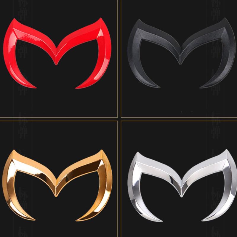 Auto 1 Pezzo Styling Auto Emblema Auto Adesivo 3D Adesivi Logo per Mazda 2 3 6 CX-5 CX-6 CX5 CX3 CX-3 Axela Atenza Accessori