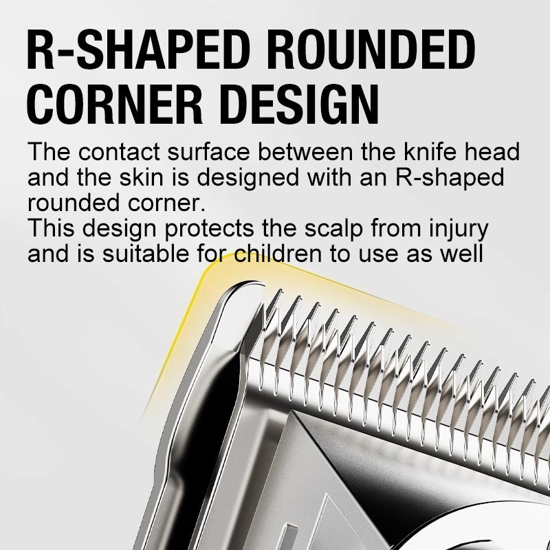 All metal blade male clipper, electric hair clipper, household electric hair clipper, hair salon, high-power pet clipper