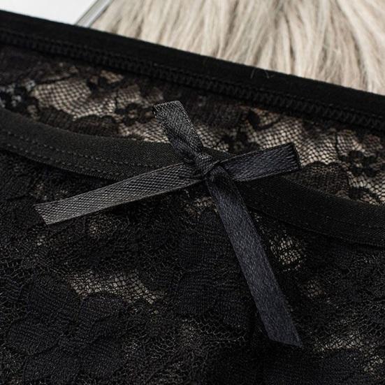 Women Sexy Sheer Lace Low Rise Panties Floral Lace See Through Hipster Underwear Soft Breathable Stretchy Cheeky Briefs