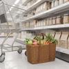 Geflochtener Obstkorb, Supermarkt-Einkaufskorb, Picknickkorb