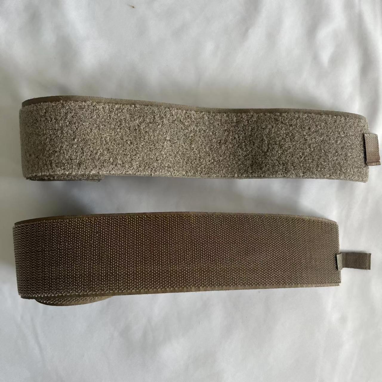 Electromagnetic Shielding Metallic Fabric Velcro Tape with Conductive Silver Coating 10mm Thick EMI EMF Shielding Hook Loop (as the picture,5CM)