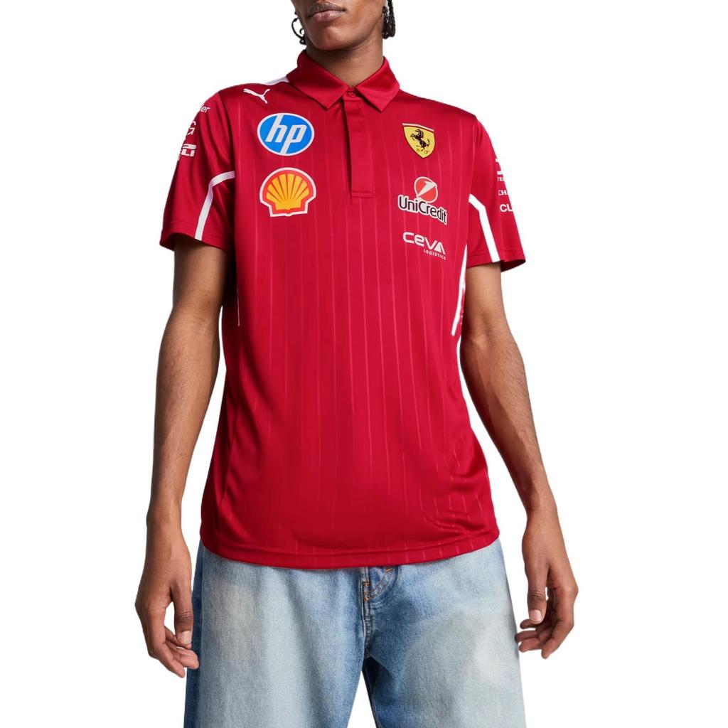 PUMA Scuderia Ferrari HP 2025 Team Polo 'Red' Men's 763938-01
