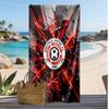 Asciugamano da Spiaggia con Stampa Calcio Sheffield United, Asciugamano Grande Morbido Asciugatura Rapida per Spiaggia Campeggio Nuoto