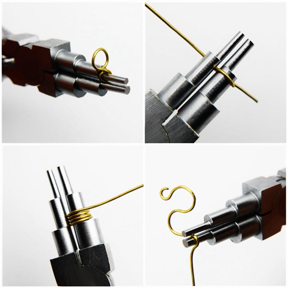 Round Mouth Bail Making Pliers 6-in-1 Jewelry Bail Pliers Wire Looping Pliers  For Jewelry Making