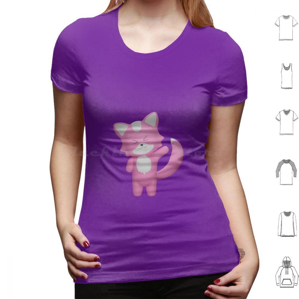 Hi  My Name Is Patricio T Shirt Cotton Men Women DIY Print Fox Animal Cute Funny Animals Pink Aesthetic Cat Kitten Kawaii