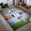 Alvarez Flannel Printed Carpet, Home Sofa Decoration for Living Room & Bedroom, Non‑Slip Play Flannel Floor Mat for Game Room