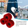 4 Pcs Skateboard Wheels 82A PU Wheels Roller Skate Longboard Tires with Bearing