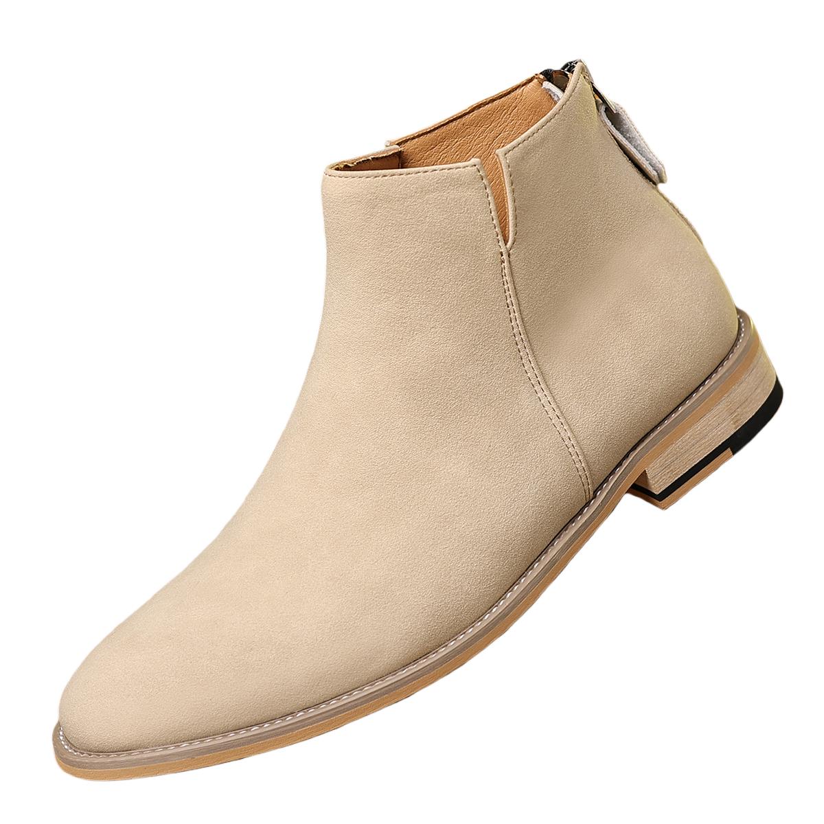 New Men`s Genuine Leather Fashion Boots