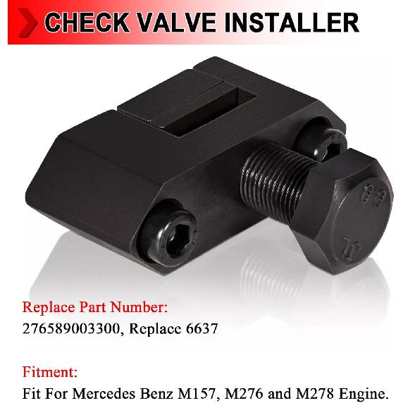 6637 276589003300 Inner Chain Check Valve Installer, Inner Chain Check Valve Press-in Tool Fit for Mercedes Benz M157 M276 M278 Engine