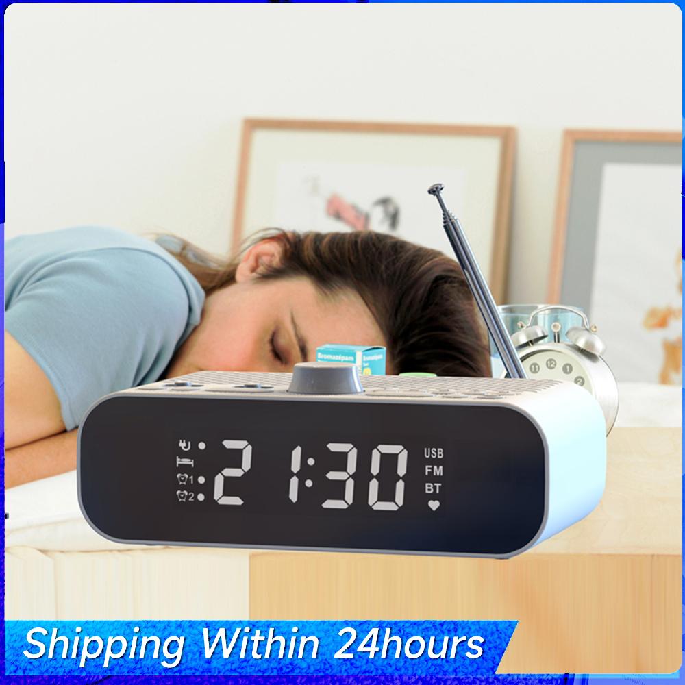 

Digital Alarm Clock Radio BT FM Radio Rechargeable Digital Radio with Auto-Off Timer for Bedroom China Mainland