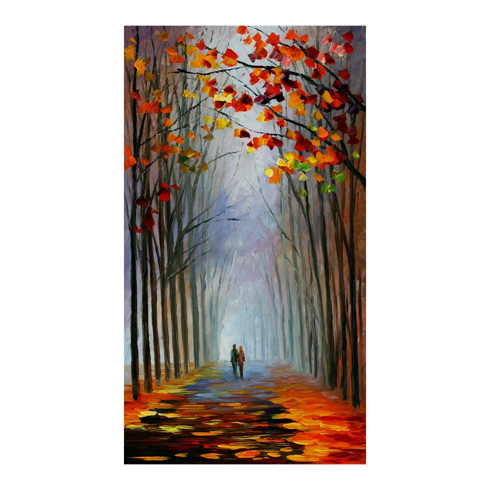 Modern Abstract Aesthetics Wall Art Color Leaf Tree HD Oil on Canvas Posters and Prints Home Bedroom Living Room Decoration Gift