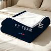 Custom Name Alpine F Print Flannel Blanket, High quality Comfortable for All Seasons, Home Decor, Warmth and Comfort, Perfect for Christmas Gifts