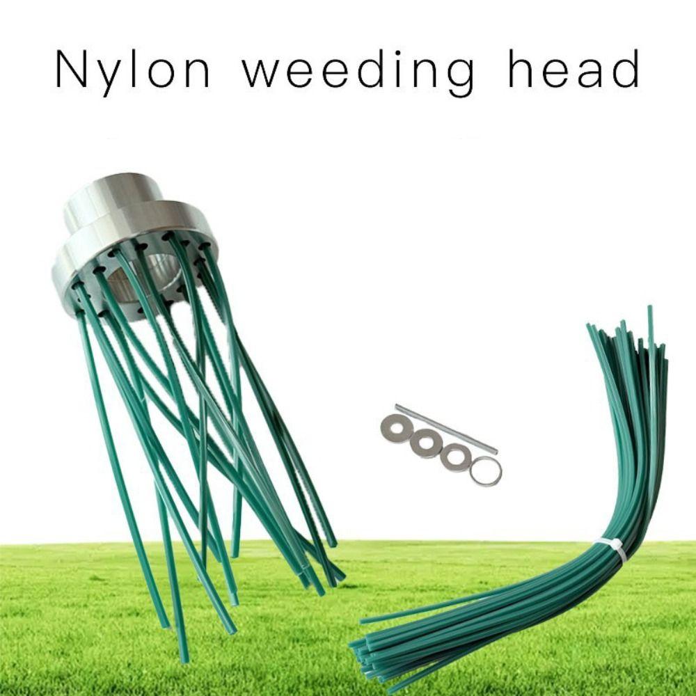 Aluminum Zinc Zinc Alloy Lawn Cutter Head 32 Square Grass Ropes Trimming Head  Gardening