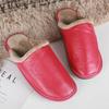 Fashion Large Size Men's Autumn Home Shoes Unisex Genuine Leather Slippers Comfortable Indoor Slippers Flat