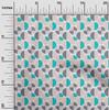 oneOone Cotton Flex Fabric Circle Geometric A  Printed Craft Fabric BTY 40 Inch