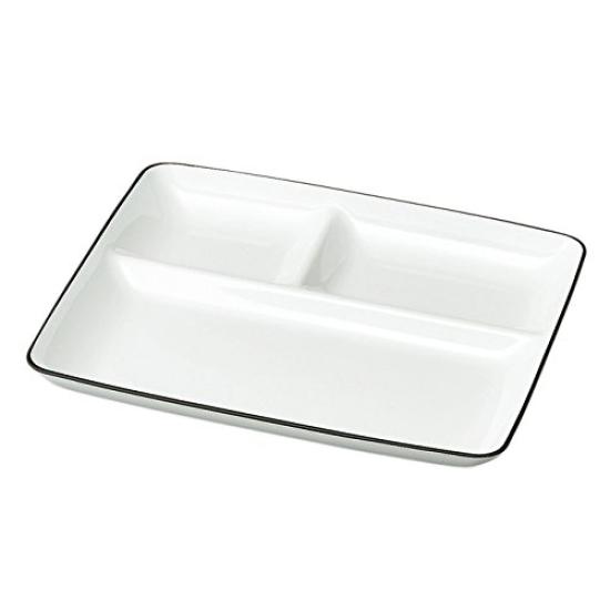 

Nature Meal Microwave-Safe Plate, White, M15259-3 белый