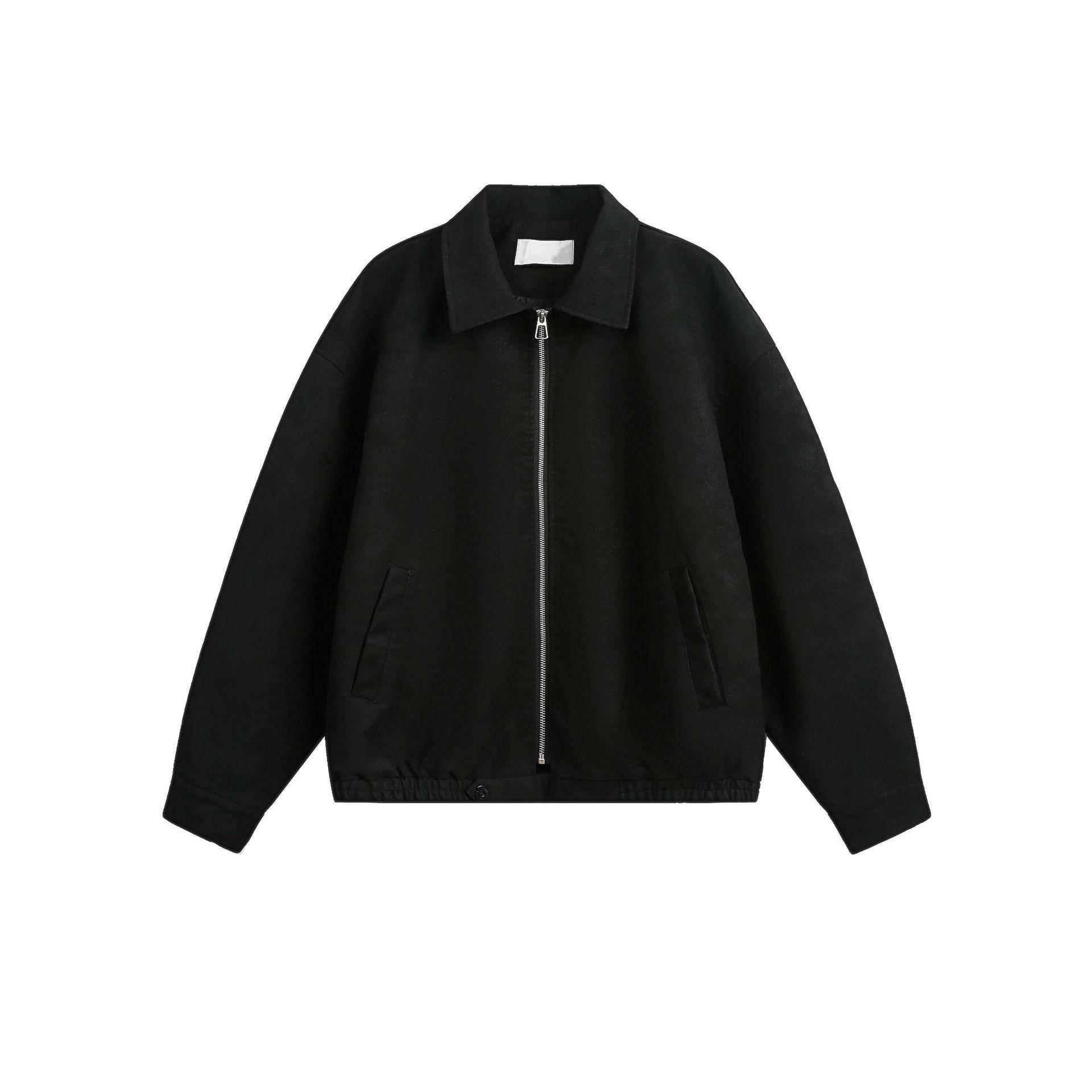 

Унисекс Ретро Куртка в стиле амбара с лацканами XL чёрный