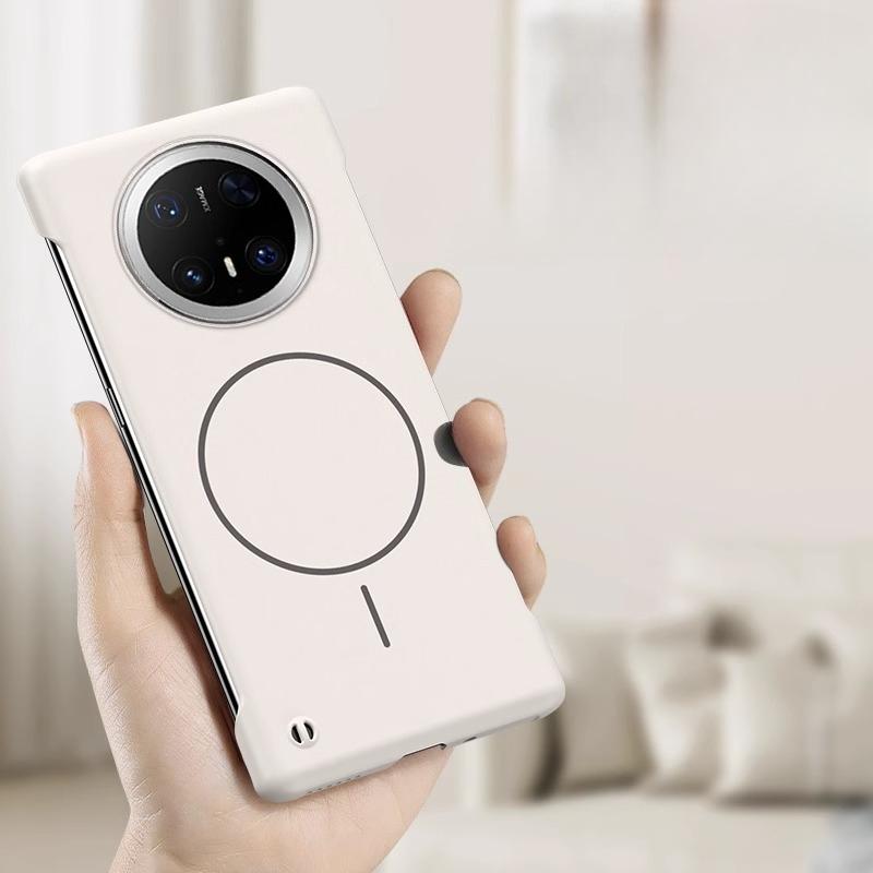 Carcasă magnetică rezistentă la șocuri, fără ramă, pentru Huawei Mate 70 60 Pro Plus 50 40, cu încărcare wireless Magsafe, ultra subțire, mată, husă rigidă