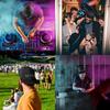 1PC 16x32leds Hat Programmable Hip Hop Cap with App and Bluetooth Control for Festival Party Club Christmas Concert Halloween