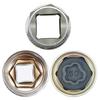 A20F-22Piece Wheel Lock Nut Socket Adapter Set Wheel Anti-Theft Lug Nut Removal Tool Black