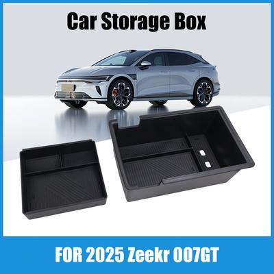 Suitable for 2026 Zeekr 007GT Double-layer Armrest Box Storage Box Zeekr 7 GT Storage Box Car Supplies