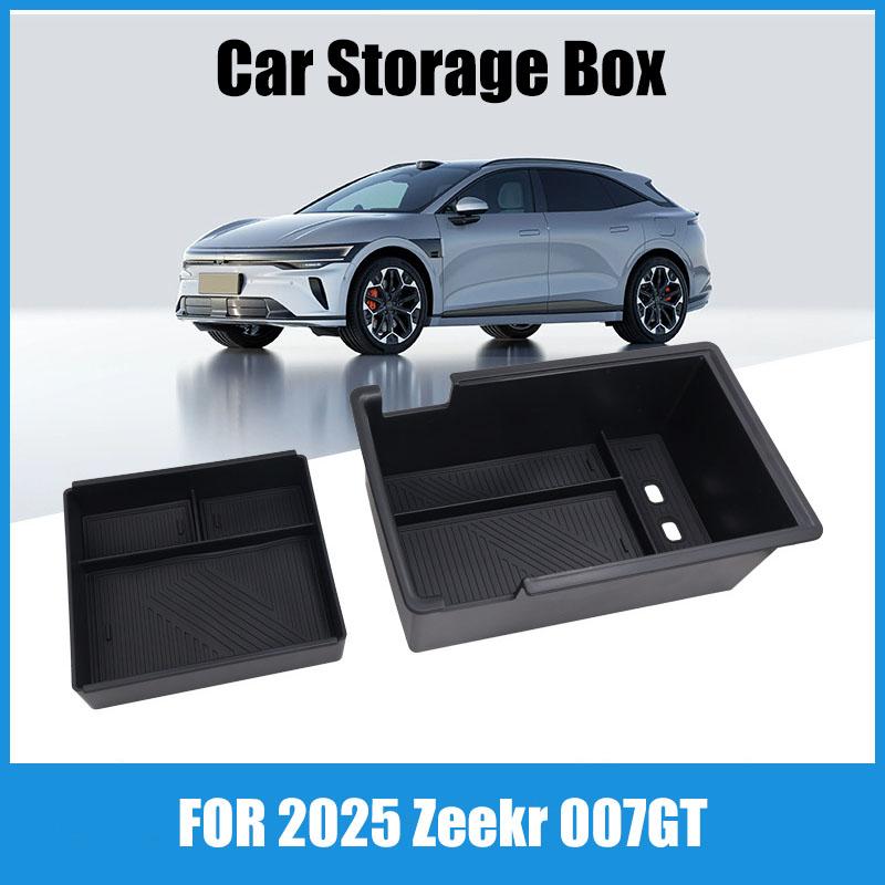 Convient pour 2026 Zeekr 007GT boîte d'accoudoir à double couche boîte de rangement Zeekr 7 GT boîte de rangement fournitures de voiture