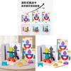 Wooden 3d Space Building Blocks With Mirrored Projection For Kids Educational Play