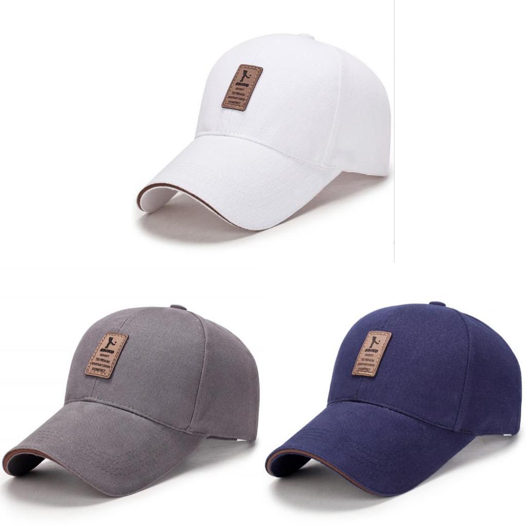 Classic Casual Baseball Hat With Curved Brim And Breathable Cotton Material For Outdoors