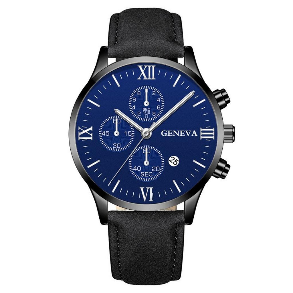 Mens Leather Business Fashion Watch Strap Watch For Gift Giving