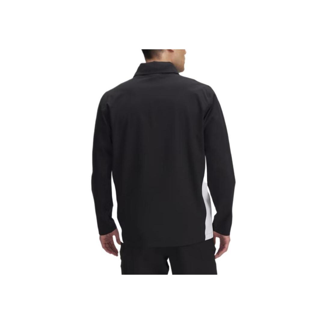 

Under Armour Rival Stretch Woven Pullover Fashion Logo Simple Beautiful Trendy Jacket Men Jacket Black 1390159-001 3XL