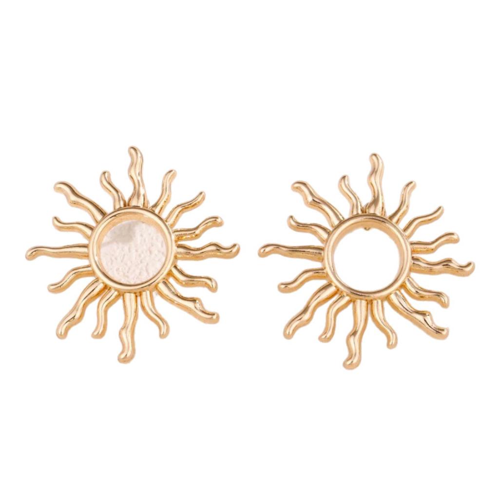 Sunflower Fashion Earrings, Trendy Retro , Popular Export Earrings