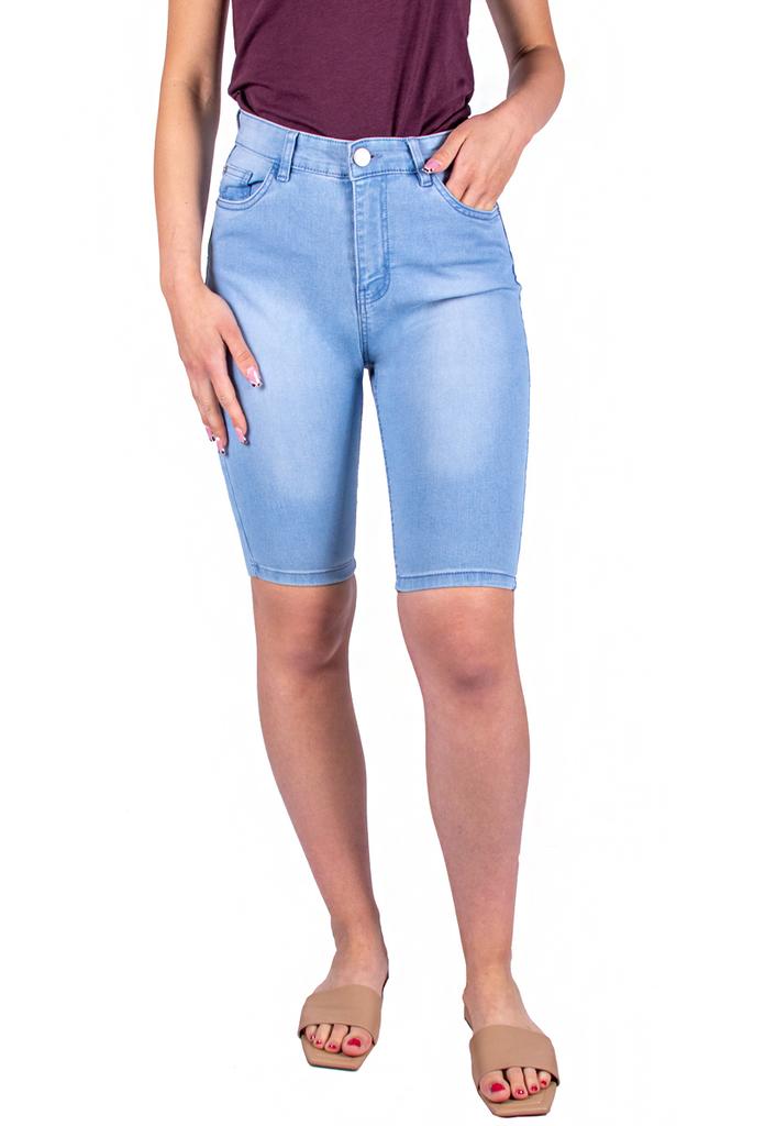 Krótkie Spodenki Damskie Jeansowe Bermudy Firi Plus Size 46 3Xl