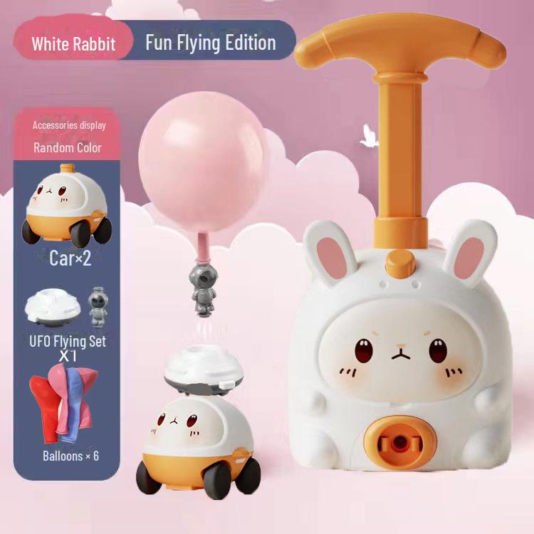 Flying Piggy Balloon Car - Air-Powered Scooter Toy for Kids